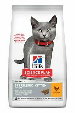 Hill's Fel. Dry SP Kitten Steril. Cat Chicken 1,5kg