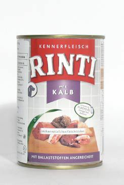 Rinti Dog konzerva telecí 400g