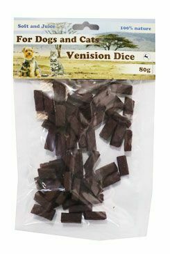Pochoutka Zvěřinové kostky 80g