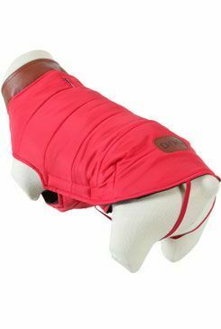 Obleček prošívaná bunda pro psy LONDON červená 35cm Zolux