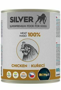 IRONpet Silver Dog Chicken konzerva 800g
