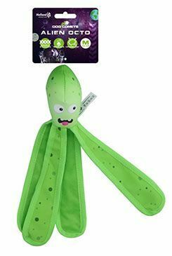 Hračka pes Dog Comets Alien Octo M 28cm zelená