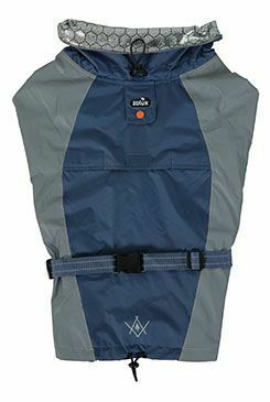 Obleček voděodolný pro psy BIVOUAK modrá 60cm Zolux