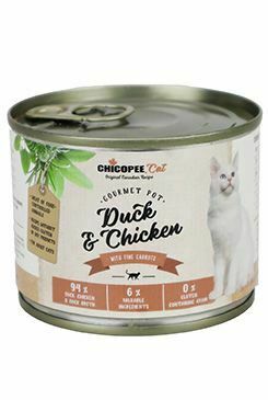 Chicopee Cat konz. Gourmet Pot Duck&Chicken 195g