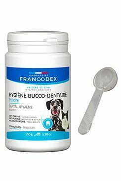 Francodex Zubní pasta v prášku pes, kočka 150g