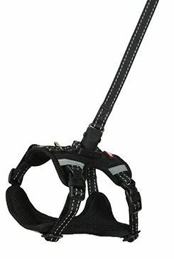 Postroj pes s vodítkem 2m CLIP&GO černá L Zolux