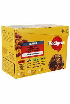 Pedigree kapsa Senior mas.výběr v želé 12x100g