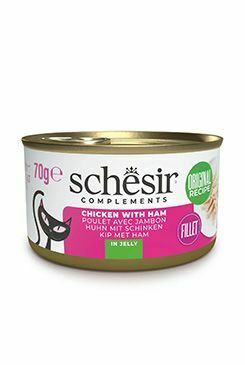 Schesir Cat konz. Adult kuře/šunka 70g