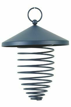 Krmítko venk. SPIRAL na loj.koule kov modrá 11cm Zolux