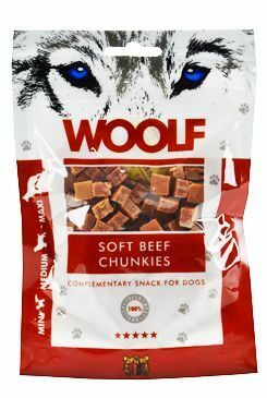 WOOLF pochoutka Soft Beef Chunkies 100g