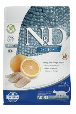 N&D OCEAN CAT Adult Fish&Orange 300g