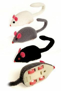 Hračka kočka Myš super rychlá natahovací