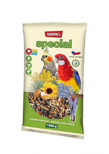 Darwin's střední papoušek special 1kg