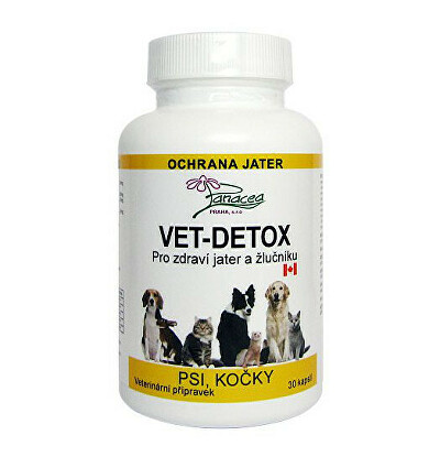 Vet Detox pro zdraví jater a žlučníku 30cps