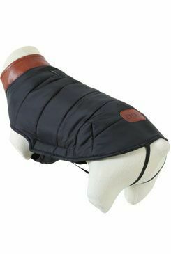 Obleček prošívaná bunda pro psy LONDON černá 35cm Zolux