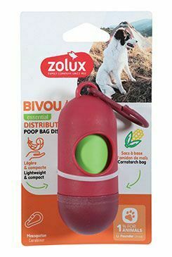 Zásobník sáčků na exkrementy BIVOUAK červená Zolux