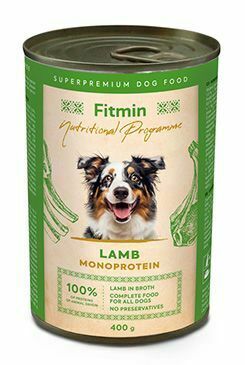 Fitmin dog NP konz. jehněčí 400g