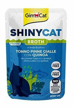 Gimcat ShinyCat kapsa tuňák žlut.s quinoa ve vývaru 70g