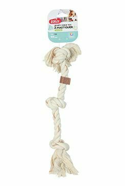 Hračka pes LEATHER TOUCH Uzel 44cm Zolux