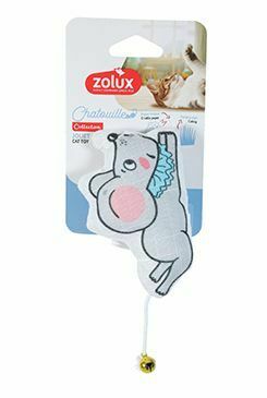 Hračka kočka CHATOUILLE Myška s krejzlíkem Zolux