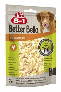 Pochoutka 8in1 Better Bello Chicken Bones XS 84g/7ks