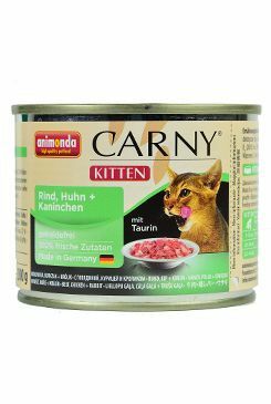 Animonda konz. kočka CARNY Kitten drůbeží/králík 200g