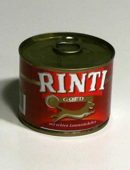 Rinti Dog Gold konzerva jehně 185g