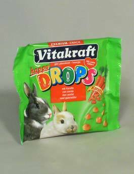 Vitakraft Rodent all poch. Carotties mini Drops 40g