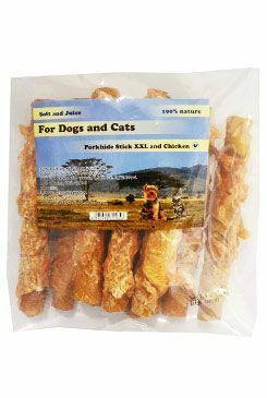 Pochoutka Rolka z vepř. kůže s kuřecím masem 16cm/450g