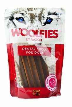 Pochoutka dentální Woolfies Dental Sticks S 200g