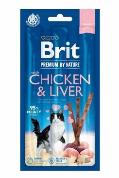 Brit Premium Cat by Nature Sticks Chicken&Liver (3pcs)
