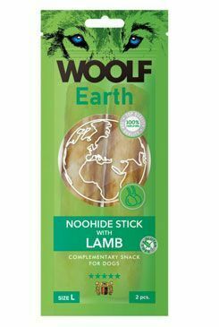 WOOLF pochoutka Earth NOOHIDE L Sticks with Lamb 85g