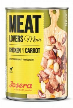 Josera Dog konz.Meat Lovers Menu Chick.with Carrot 400g