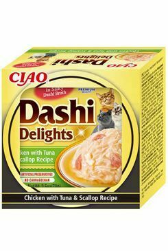 Churu Cat Dashi Delights Chicken with Tuna&Scallop 70g
