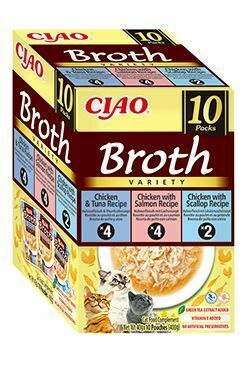 Churu Cat BOX Broth Chic.Tun&Chic.Salm&Chic.Scal10x40g
