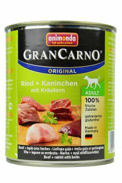Animonda pes GRANCARNO konz. ADULT králík/bylinky 800g