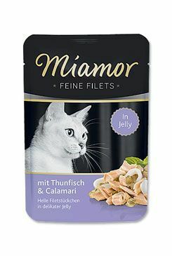 Miamor Cat Filet kapsa tuňák+kalamáry v želé 100g