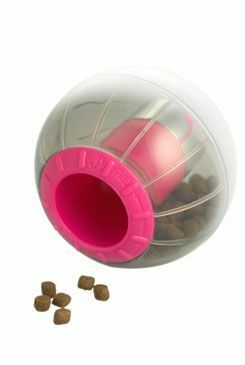 Hračka kočka CATRINE Catmosphere treat ball růžová