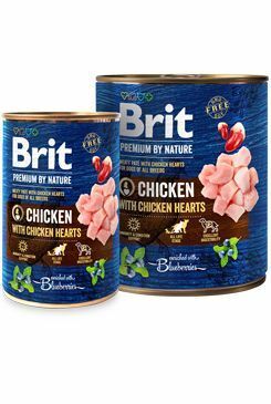Brit Premium Dog by Nature konz Chicken&Hearts 400g
