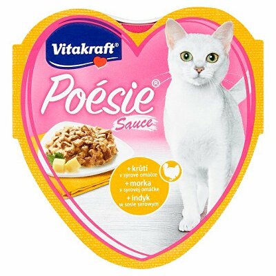 Vitakraft Cat Poésie Création Sauce krůta sýr 85g