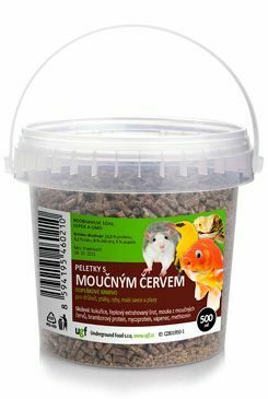 UGF peletky s moučným červem 500ml 350g