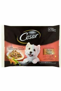 Cesar Selection kapsa výběr v omáčce 4x100g