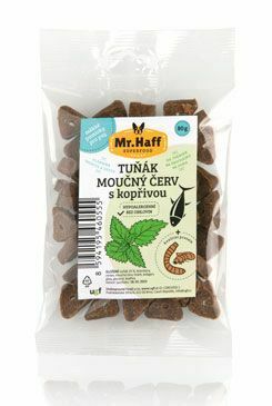 UGF pamlsek Mr. Haff moučný červ, tuňák a kopřiva 80g