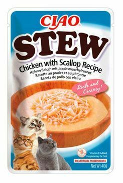 Churu Cat Stew Chicken with Scallop Recipe 40g