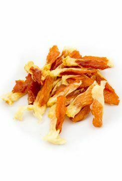 Pochoutka Králičí ucho obalené kuřecím masem 100g