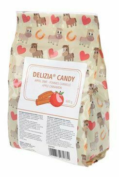 Pochoutka pro koně DELIZIA Candy, jablko-skořice 600g