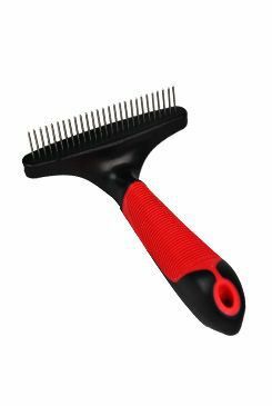 Hrablo s otočnými zuby červená/černá vel. L KAR