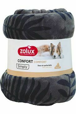 Pelech deka COCOON 200x150cm antracit se vzorem Zolux