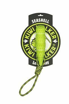 Hračka pes SEASHELL MAXI, plov z TPR zelená Kiwi