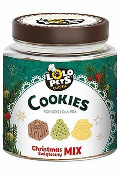 Vánoční MIX sušenek pro psy, dóza 240g TR